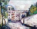 Street in Montmartre *sale* by Maurice Utrillo Street in Montmartre *sale* by Maurice Utrillo