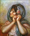Girl Arranging Earring *sale* by Pierre Auguste Renoir