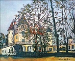 The Chateau *Sale* by Maurice Utrillo