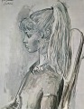 Portrait of Sylvette by Pablo Picasso