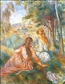 In the Meadow by Pierre Auguste Renoir