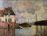 Flood at Port-Marly by Alfred Sisley