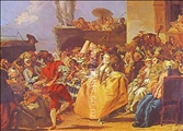 Carnival Scene by Giovanni Tiepolo Carnival Scene by Giovanni Tiepolo