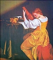 Lute Player by Orazio Gentileschi