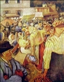 Village Market by Camille Pissarro