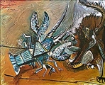 Lobster and cat (Sale) by Pablo Picasso