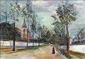 Street in the Suburbs by Maurice Utrillo
