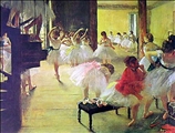 Ballet School by Edgar Degas