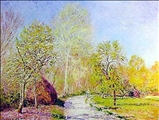 Autumn Landscape by Alfred Sisley