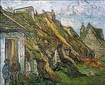 Farmhouses by Vincent Van Gogh