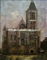 Basilica - St Denis by Maurice Utrillo