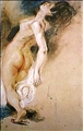 Study of Sardnaple by Eugene Delacroix
