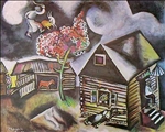 Rain by Marc Chagall Rain by Marc Chagall