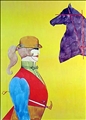Girl in Riding Habit by Richard Lindner