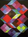 Tridem K by Victor Vasarely