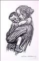 Child in Arms by Kathe Kollwitz