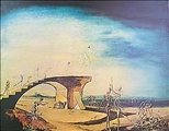 Broken Bridge & the Dream by Salvador Dali