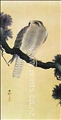Falcon on a Branch by  Koson
