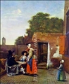 Dutch Courtyard by Pieter de Hooch