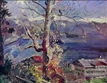 Tree at Walchensee by Lovis Corinth