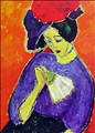 Woman with a Fan by Alexej Jawlensky