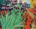 Blue Iris II by Emil Nolde Blue Iris II by Emil Nolde