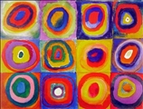 Squares with Concentric Circles by Wassily Kandinsky