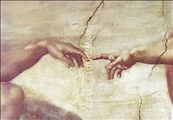 Creation of Adam by  Michelangelo