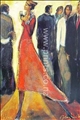 Woman in Red by Hayley Brown