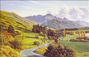 Road to Queenstown - Lake Hayes by Peter Morath