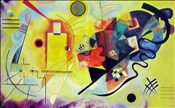 Giallo,  Rosso,  Blu by Wassily Kandinsky