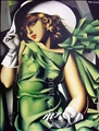 Donna in Green by Tamara De Lempicka