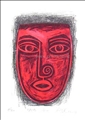 Upoko Whero by Robyn Kahukiwa