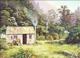 Bushman's Hut by Jeanette Blackburn