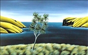 Akaroa Heads by Diana Adams