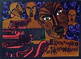 Nga Waka (Colour) by Robyn Kahukiwa