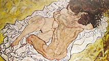 The Embrace by Egon Schiele