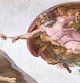 The Creation of Adam (Full) by  Michelangelo