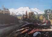 Afternoon Sunlight, Mt Ruapehu by Bill MacCormick