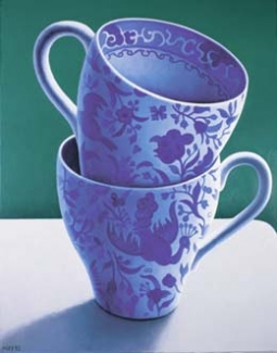 Two Cups Art Print by Michael Smither