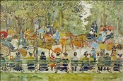Central Park by Maurice Prendergast