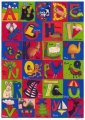 ABC Kiwiana Art Poster in Blue
