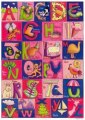 ABC Kiwiana Art Poster in Pink