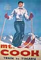 Mt Cook - For Winter Thrills Vintage Poster