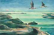 A Pair of Godwits by Stanley Palmer