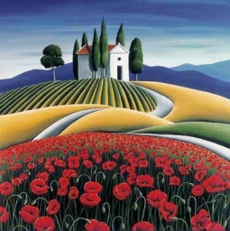 Poppies of Provence by Diana Adams