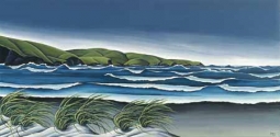 Stormy Southern Coast *Canvas* by Diana Adams