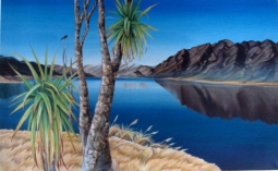 Print of Lake Hawea by Maryanne Thomsen