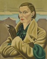 Self Portrait Smoking by Rita Angus
