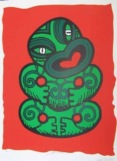 Salesman Tiki Retro Poster